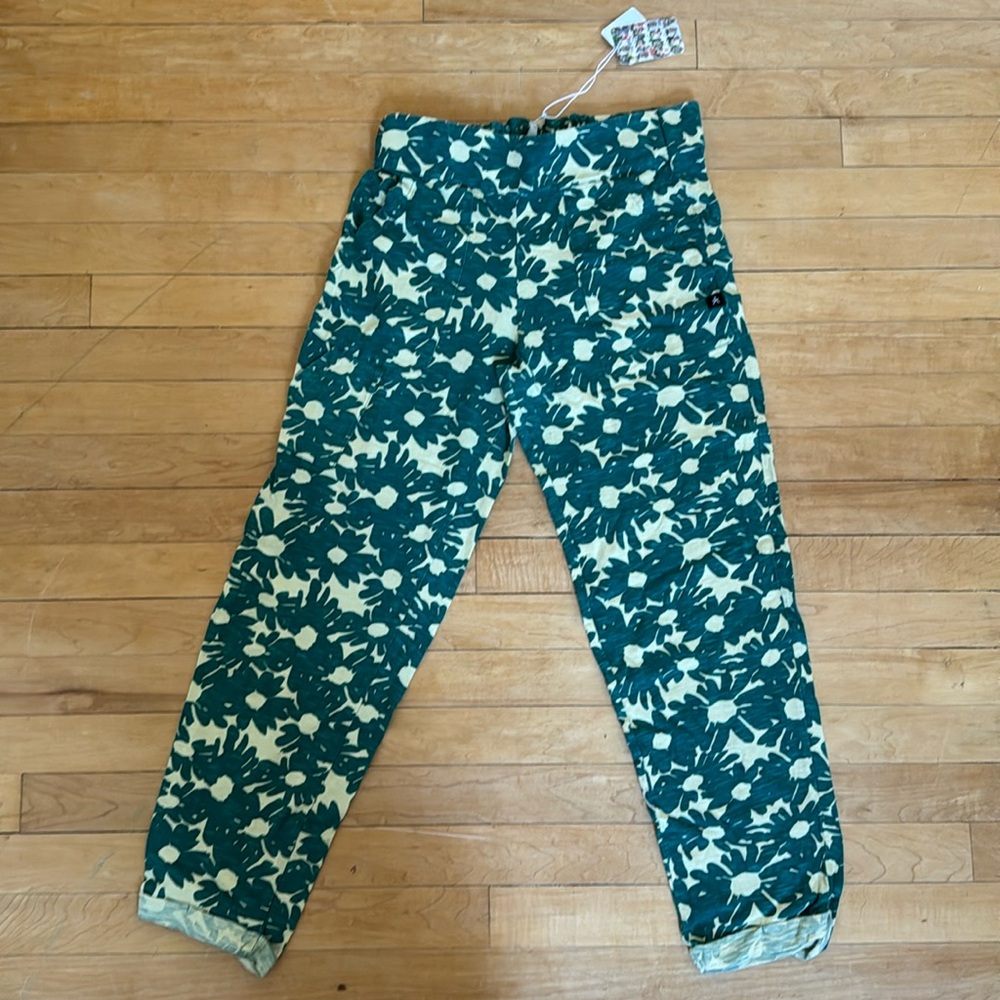 Known Supply - Nolan Joggers - Jade Floral - Size Small - NWT